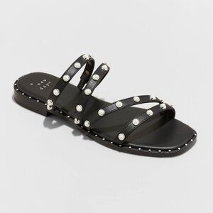 A New Day Hollis Embellished Slide Sandals